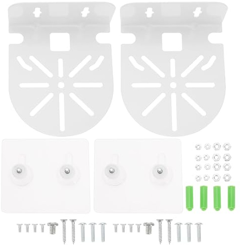 Create idea 3Pcs L-Shape Metal Wall Ceiling Mount Solid Mounting Corner Bracket with Installation kit for CCTV Cameras LED Wall Stage Lights Compatible with TP-Link