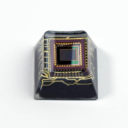 ULTRAEQUIP Artisan Keycaps - Custom CMOS Chip Design ESC Keycap Unique Resin Keycap, Cherry Profile for Mechanical Keyboards - Personalized Keyboard Accessory