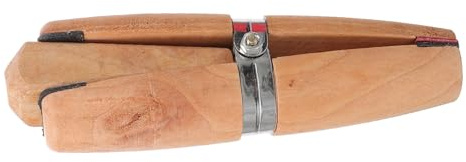 ULTECHNOVO Wooden Ring Clamp Polishing Repair Tool with Smooth Jaw Edging for Jeweler Handcraft Portable Ring Wood Clamps Vice for Fixing and Tightening and Small Parts