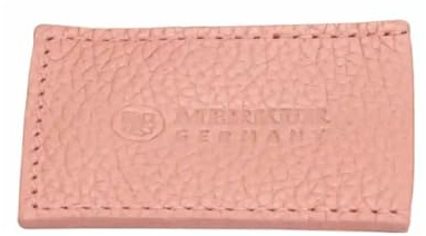MERKUR 5007 Pink Blade Protector for Safety Razors, Vegetable-Tanned Cowhide Razor Head Guard, Travel & Storage Protection, Fits MERKUR Razors Except 907, Made in Germany