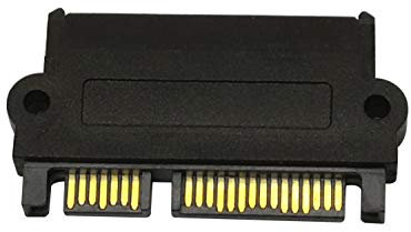 QiCheng&LYS SAS to sata, 22 Pin a 7 Pin + 15 Pin per Hard Disk SATA Raid Compatibile con 15 Pin Porta di Alimentazione,HDD SAS