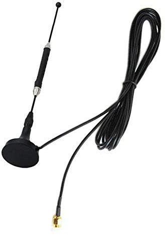 G55CS 4G LTE 12dBi Multiband Antenna Magnetic Base with 3 m Cable SMA Plug, Roof Mounting Antenna for 4G (LTE), Compatible with Telekom Vodafone O2 Mobile Hotspots and Many LTE Data Sticks