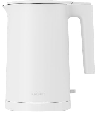 Xiaomi Smart Kettle 2, 1.7L, with 4 Electricity Safety Solutions, Dual-layer Heat Insulation, Easy to Use 1800W Kettle with Rapid Boil, White