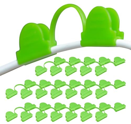 Gewächshaus-Clip für Netze, Gewächshaus-Schatten-Clips | Pflanzenstützklammern Gewächshausklammern - Pflanzenfolien-Clips, starker Halt für den Gewächshausschutz, Schattentuchklemme