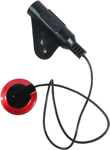 Schwarzer Piezo-Kontakt-Mikrofon-Tonabnehmer für Akustikgitarre, Zubehör für Ukulele, Violine, Mandoline, Banjo, Kalimba, Harfe, Mikrofon, Banjo-Mikrofon, Tonabnehmer für Gitarre, Mikrofon,