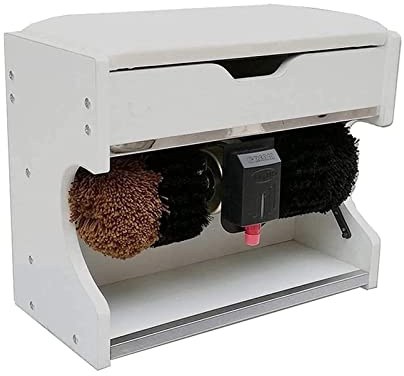 Household Electric Shoe Brush Machine, Automatic Shoe polishing, Household Electric Shoe Polisher, Shoes Nursing Maintenance (C) (A)