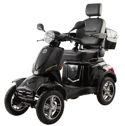 Elektromobil “Vita Care 4000 Li Premium”, 25 km/h, 40Ah, Bis 100 Kilometer Reichweite, Lithium Akku, Seniorenmobil, E-Mobil, Senioren, Seniorenroller Straßenzulassung, Elektrofahrzeug, Schwarz