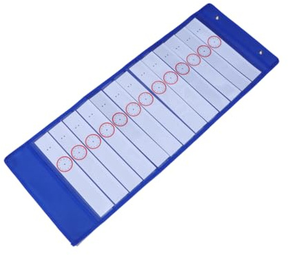DIYEAH Emploi Du Temps Transparent 14 Grilles Planificateur Pédagogique Solide Matériau Résistant Pour Salle De Classe Élèves Scolaires