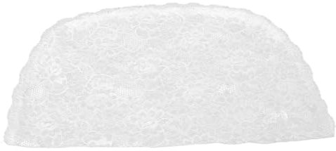 Beaupretty Brautschleier drapierter Schleier Böhmischer Schleier kurzer Schleier dekorativer Schleier Braut Schleier Spitzen Schleier edler Hochzeitsschleier Vintage Drapierschleier Weiß