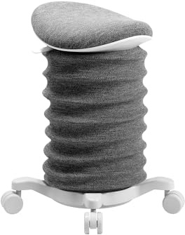 TOPSTAR Sitness 4D mit Rollen - AGR-Zertifiziert Dynamischer Sitzhocker Papyrus - schwarz, ergonomischer Bürohocker - höhenverstellbar - stärkt den Rücken - entlastet die Bandscheiben | Made in Germany | Ergonomisch | Bürohocker, Rollhocker | höhenverstellbar | Geprüfte Sicherheit nach GS-Intertek