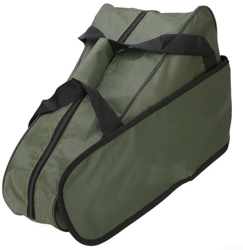 HomeVortex Borsa portatile per motosega, custodia protettiva in tessuto Oxford, verde militare, per motosega da 30,5 cm, 35,6 cm, 40,6 cm, con cinghia regolabile