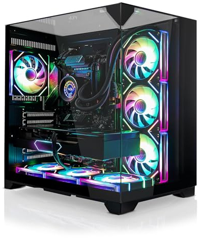SYSTEMTREFF High-End Gaming PC Intel Core i7-14700KF 8x5.6GHz | AMD Radeon RX 9070 XT 16GB DX12 | 1TB M.2 NVMe | 32GB DDR5 RAM | Windows 11 | Desktop Computer Rechner für Gamer, Zocker & Streamer