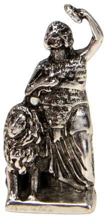Alpenflüstern Ansteck-Pin Bavaria - Trachten-Anstecker, Trachtenschmuck für Damen und Herren (antik-silber-farben) API138