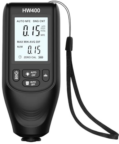 Precisions Paint Thickness Gauges For Car Portable Coating Measurement Tool With Data Storage Car Paint Depth Meter ABS Thickness Gauges