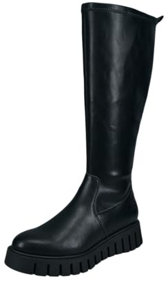 TT bagatt Damen Klassische Stiefel, Frauen Stiefel Kaltfutter,Winterstiefel,Winterschuhe,uebergangsstiefel,schwarz (1000),38 EU/EU UK