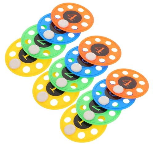 GARIOUANS 12 Pièces Jeux de Disques de Plongée Colorés pour Garçon Fille Jouets de Piscine et Bain Pratique de Plongée sous- Éducatif et Ludique pour Activités de Groupe