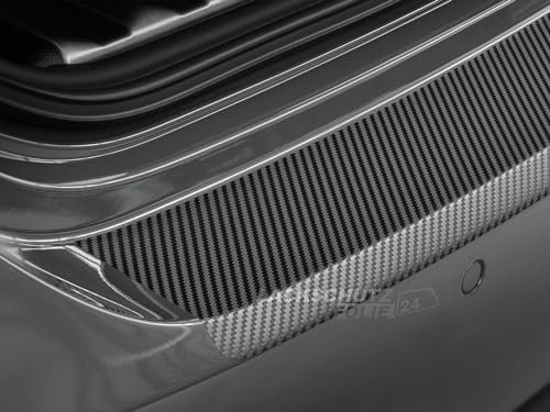 LSF24 - Ladekantenschutzfolie - Schwarz Carbon-Optik Matt passend für VW Polo Cross Typ 6R, BJ 06/2010-2014