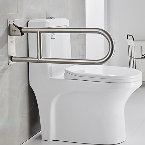 Behinderten WC Haltegriff, Wandstützgriff für ältere Toilette Haltegriff Bad Stützklappgriff 60cm