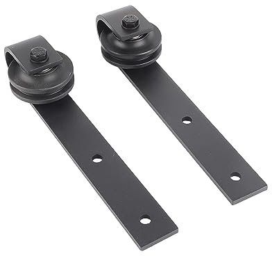 Quincaillerie Kit De Rail Pour Porte Coulissante, Kit Rail De Porte De Grange, 6,6ft Kit De Rail Pour Porte Coulissante Placard, Kit De Porte Coulissante Système