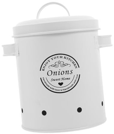 IMIKEYA Barile Di Conservazione Verdura Cipolla Titolare Patata Guardiano Cipolla Vaso Di Aglio Contenitore Di Stoccaggio Cipolla Contenitore