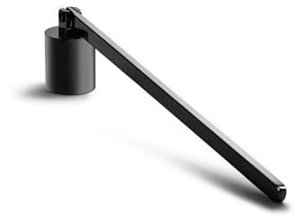 SHSHbuy Eteignoir Bougie,Éteignoir à Bougie en Acier Inoxydable,Extincteur à Bougie à Long Manche,Bougie Couverture pour La Plupart des Bougies(Noir)