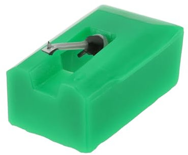 Briny River Aguja de Repuesto Compatible con Audio Technica ATN95E AT95E AT-LP120USB Cápsula Fonográfica Aguja Elíptica para Tocadiscos Color Verde