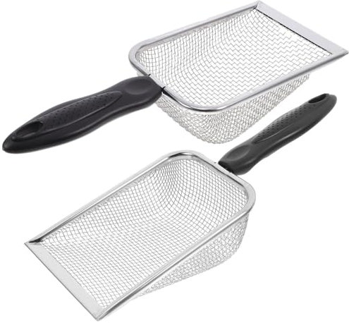 SUPVOX 2pezzi Spiaggia Con Rete Attrezzo Pratico Per Raccolta Di Conchiglie e Sabbia Resistente e Facile Da Usare Per Amanti Della Spiaggia Attività All Aperto