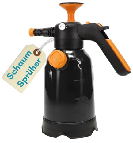 Schaumsprüher Auto 2in1 Drucksprüher 2 L Schaumpistole Autowäsche Schaumkanone Vorreiniger Auto Sprühflasche Pumpflasche Pumpsprüher Sprayflasche Foam Sprayer