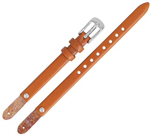 Fossil Uhrenarmband 8mm Leder Braun - ES-4025 | LB-ES4025