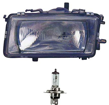 Halogen Scheinwerfer HauptScheinwerfer links H4 für 80 inklusive OSRAM Lampen mit Lampenträger ohne Stellmotor LWR