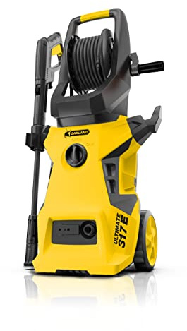 GARLAND Ultimate 317E-V20 - Elektrisk vattenavvisande - 2 200 W, 170 Bar 450 l/h flödeshastighet självdammsugare. Tvättmedelstank, Dimbar roterande spjut och borste och 8 m slang med lindning.
