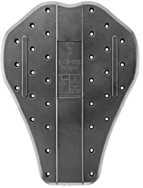 RTX Leathers SAS-TEC - Protector de espalda oficial alemán de ingeniería CE Race grado 2 para chaqueta de motocicleta y traje de espalda (almohadilla trasera SC-1/14)