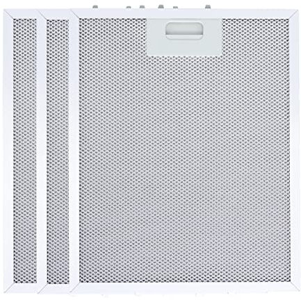 Filtro Campana Extractora 320x260 mm Compatible con Teka DM60 DM90 DE90 DS90, Filtro de Campana de Aluminio para Cocina por Poweka (3 Piezas)