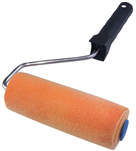 AERZETIX - C54495 - Rullo manicotto in schiuma floccata - 140mm/Ø50mm - per vernice lacca acrilica - manico in metallo