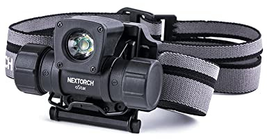 NEXTORCH oStar - Wetterfeste LED-Stirnlampe mit Montageplatte für NVG-Montage an Einsatzhelmen