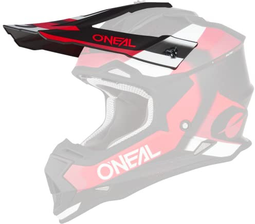 O'NEAL | Motorradhelm-Ersatzteile | Enduro Motocross | Ersatzschirm für den 2SRS Helmet SPYDE V.23 | Spare Visor 2SRS Helmet SPYDE V.23 | Schwarz Rot Weiß | One Size