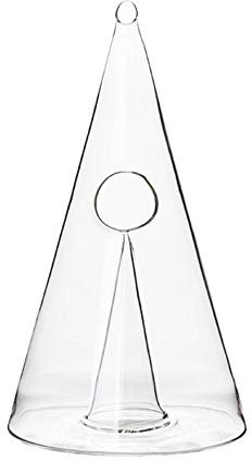 Decanter per vino fatto a mano cristallo vino rosso brandy bicchieri da champagne decanter a piramide bottiglia brocca versatore aeratore per bar di famiglia (750 ml)