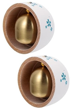 Housoutil 2pcs Decorative Wind Bell for Door Magnetic Wind Chime Door Adornment Decor