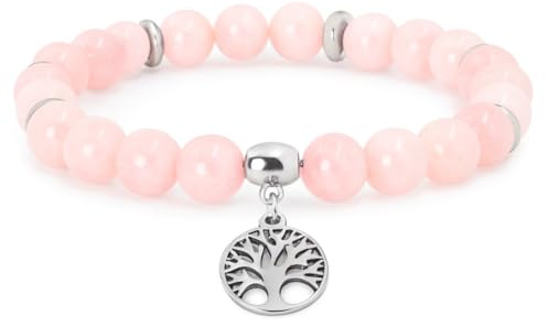 Felicidade Bracelet en pierres semi-précieuses avec arbre de vie