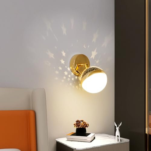Mengjay Innen LED Wandleuchte Lesewandleuchte Dimmen in drei Farbtemperaturen LED Wandstrahler 180° Drehung nach oben und unten für Schlafzimmer Nachttisch Wohnzimmer Treppen Flur Korridor