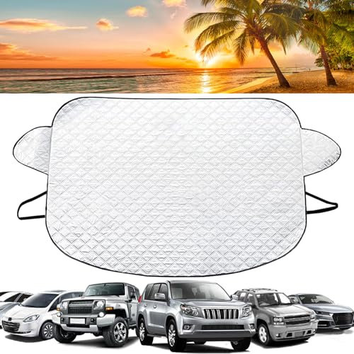 Parasole per parabrezza Anteriore Parasole Auto Parasole Protezione Parabrezza Protettore Anteriore Contro Parasole Resistente Ai raggi UV, Adatta per Auto, SUV, Camion, Accessori per Auto