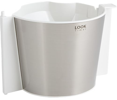 Melitta Filterhalter für Look Timer Filterkaffeemaschine, Edelstahl weiß