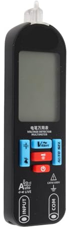 Multimètre Numérique, Testeur de Tension à écran LCD avec Plage Automatique et Affichage Numérique 1999 Comptes, pour Tester la Diode de capacité de Tension AC DC