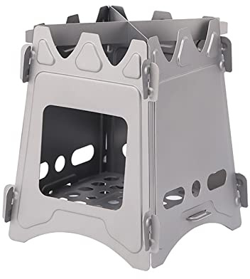 Wood Stove Portable Camping - Lightweight Backpacking Stove for Outdoor Cooking