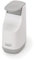 Joseph Joseph Bathroom Slim, Compact Soap Dispenser, Easy-push Pump Head, Non Drip Nozzle, Fill-level Window, Refillable, White/Grey, 8