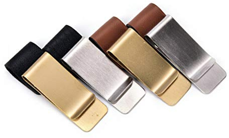 TopHomer Porte-stylo en cuir avec clip en métal pour carnet de voyage, journaux et agendas en cuir