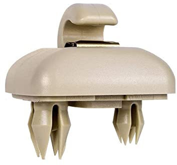 Shkalacar - Gancho para Visera de Coche, Soporte de Gancho para Visera Parasol de Coche Compatible con Audi A1 / A3 / A4 / A5 / Q3 / Q5 (8E0 / 857/562) A7 / B6 / B7 / B8 / S4 / S5 (Beige)