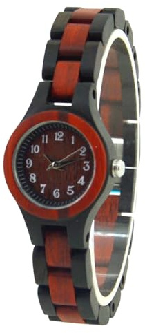 RORIOS Orologio da Donna in Legno Analogico Al Quarzo con Cinturino Naturale da Polso Leggero