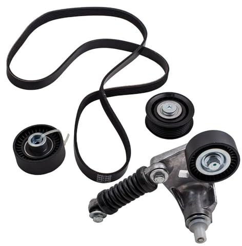 HABRAT 1128896 Lichtmaschine Fan Antriebsriemen Spanner Für Jaguar Für X-Typ 2,2 Für Jaguar Für X-Typ 2,0 2,2 Diesel Gummi Antriebsriemen