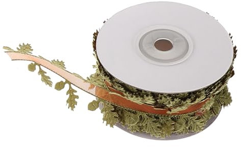 IMIKEYA Geschenkband in Blattform Verzierung Für Kuchen Hochzeitsdekoration Basteln Geschenkverpackung Kranz DIY